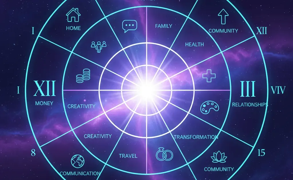 Birth Chart Houses Explained: The 12 Life Areas in Astrology - Related article