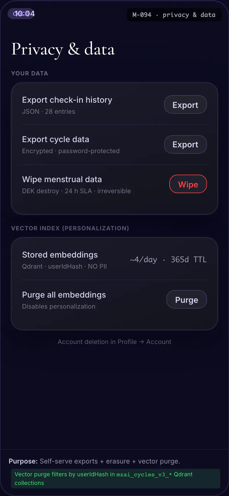 privacy data label
